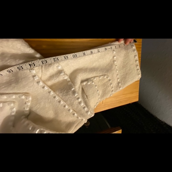 SZ S FUMBLIN FOE WINTER WHITE WOOL BLEND C… - Picture 12 of 14